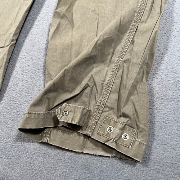 Vintage‎ Old Navy Cargo Pants Mens 31x28 Olive Green Military Utility Y2K - Picture 11 of 11